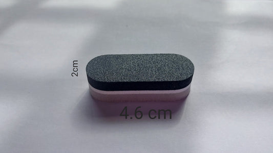 Mini nail file( Black / Grey)