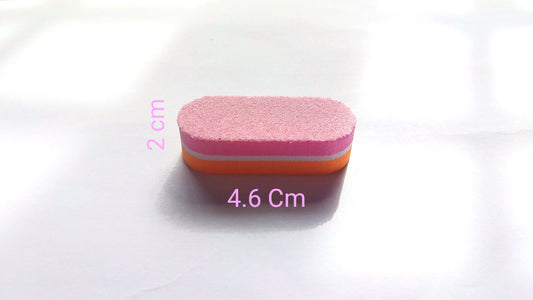 Mini Nail file ( Pink/Orange )